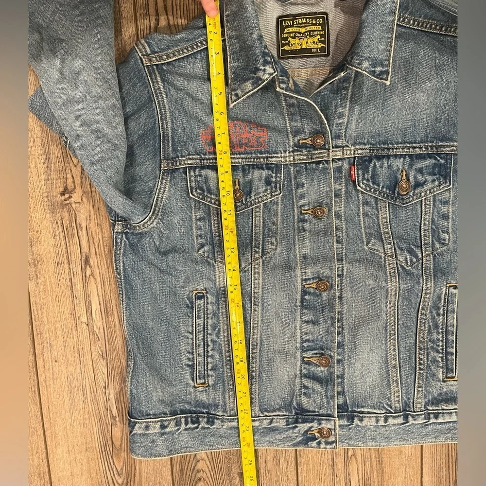 Star Wars × Levi’s R2-D2 Denim Trucker Jacket Large Unisex - Picture 13 of 16
